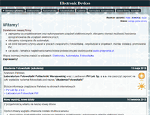 Tablet Screenshot of electronic-devices.pl